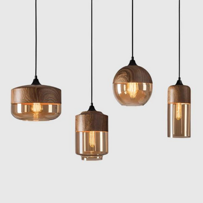 Pendant Light Arven Scandinavian Wooden with Timeless Nordic Design with Warm Glow