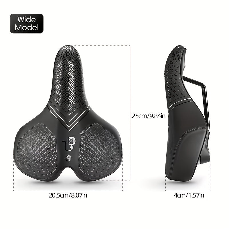Cushion with Inflatable Bicycle Saddle with Air Design for Comfort During Long Rides