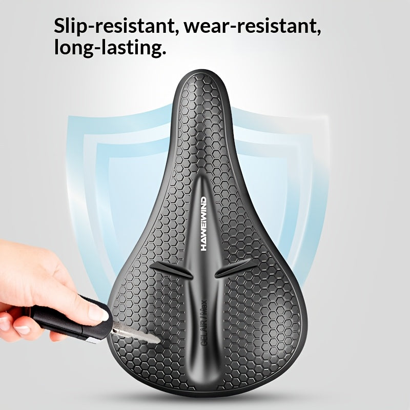 Cover with Comfortable Gel Bicycle Seat Anti-Slip Design for Cycling Trips
