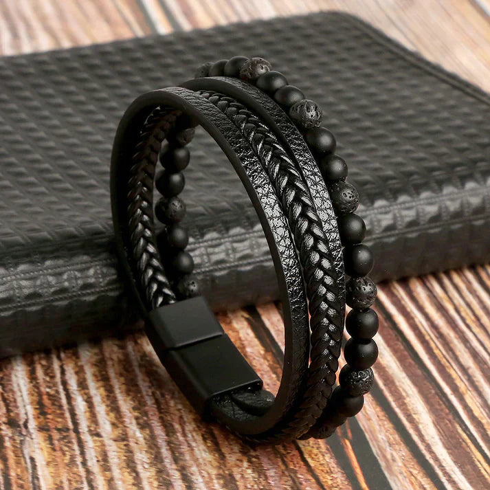 Bracelet Ravi Leather for a Bold and Stylish Look
