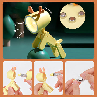 Night Light with Children's Animal Design for Warm Light and Compact Size