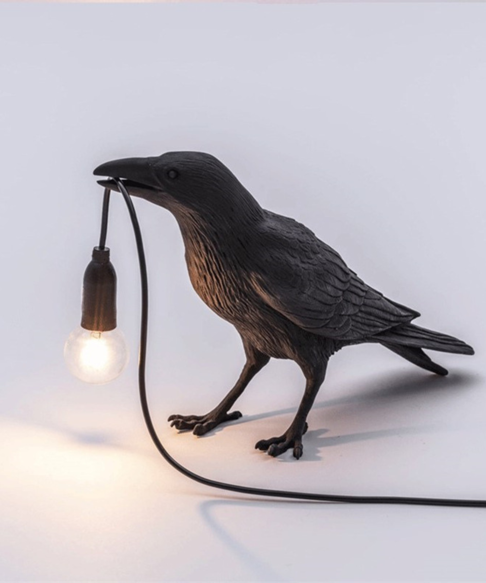 Table Lamp Crow for Unique and Artistic Lighting