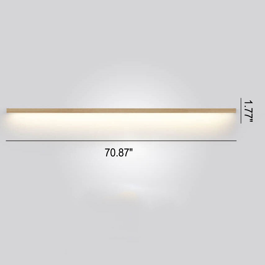 Minimalist Wooden Wall Lamp for Atmospheric Lighting for Any Space