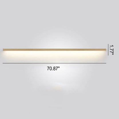 Minimalist Wooden Wall Lamp for Atmospheric Lighting for Any Space