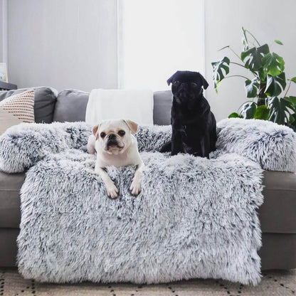 Dog with Plush Bed with Raised Edges for Soft Comfort for Daily Resting