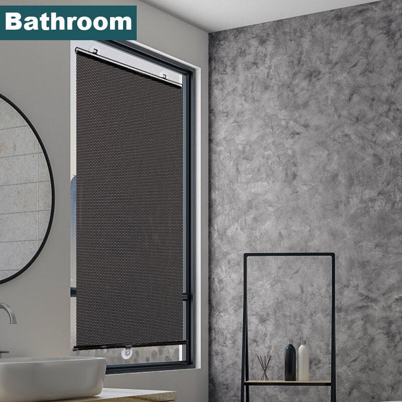 Sun-Blocking Roller Blind for Easy Installation and Protection