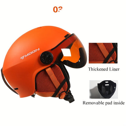 High-Quality Ski Helmet with Removable Parts for Safe and Comfortable for Outdoor Activities