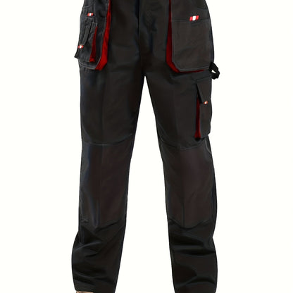 Men's Work Trousers with Large Storage Pockets for Durable and Functional