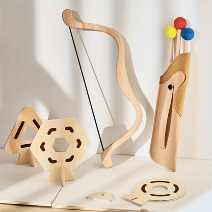 Set Junior Archer Bow and Arrow for Educational and Fun Toy