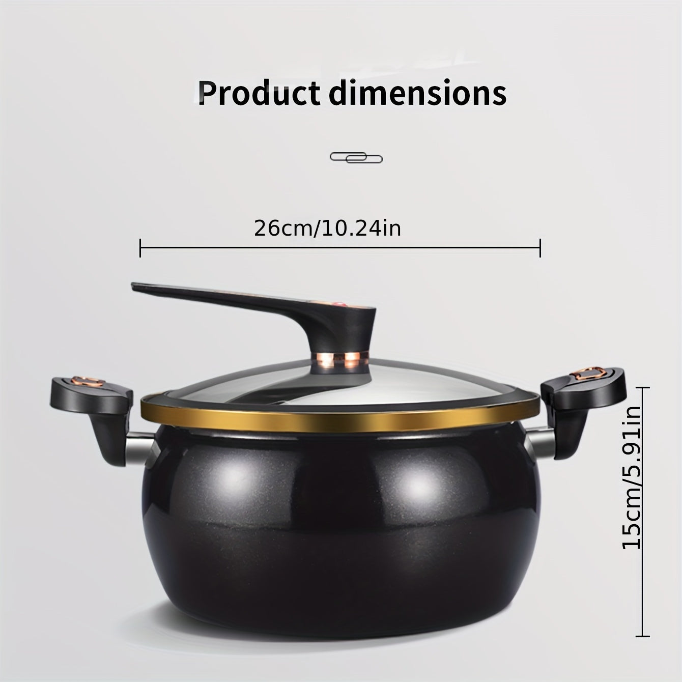 Pot Multifunctional Soup and Cooking for 7L Capacity, Suitable for Induction and Gas Stoves