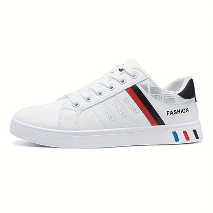 Sneakers with Lace-Up Design for Men with Striped Design and Excellent Grip