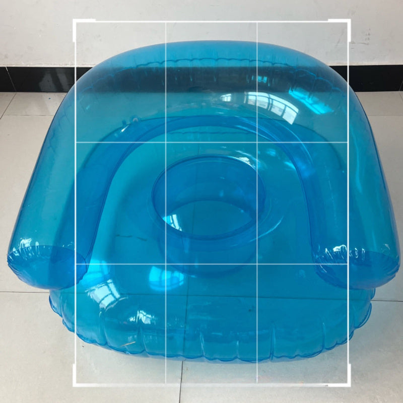 Cushion Inflatable Lounge Chair for Adults with Transparent Design and Comfort