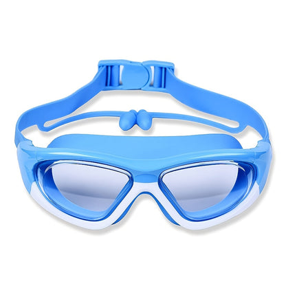 Kids Swim Goggles with Large Frame for Comfortable & Anti-Fog for Swimming Fun