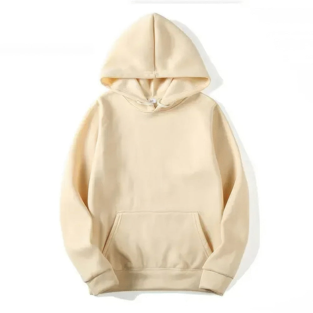 Comfortable Unisex Hoodie with Warm Lining and Relaxed Fit