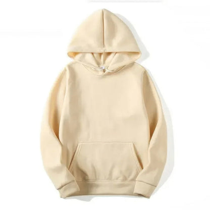 Comfortable Unisex Hoodie with Warm Lining and Relaxed Fit