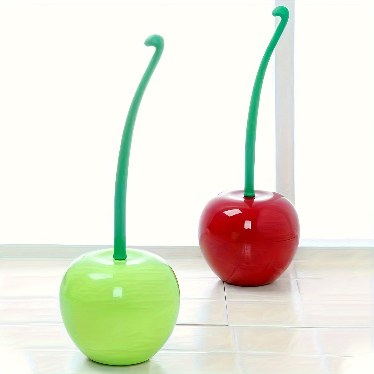 Brush Cherry-Shaped Toilet for Stylish Bathroom Cleaning