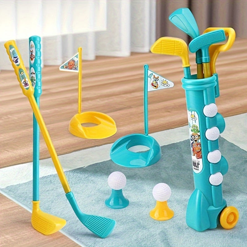 Set with Mini Golf Design for Kids for Fun and Active Outdoor Adventures