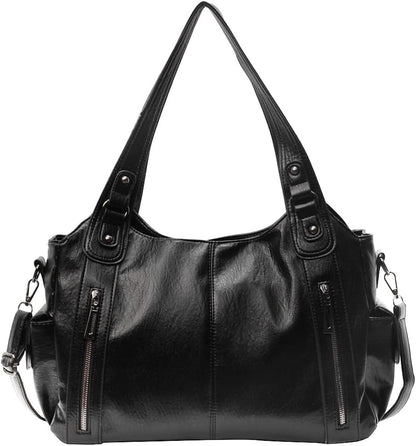 vegan leather slouchy