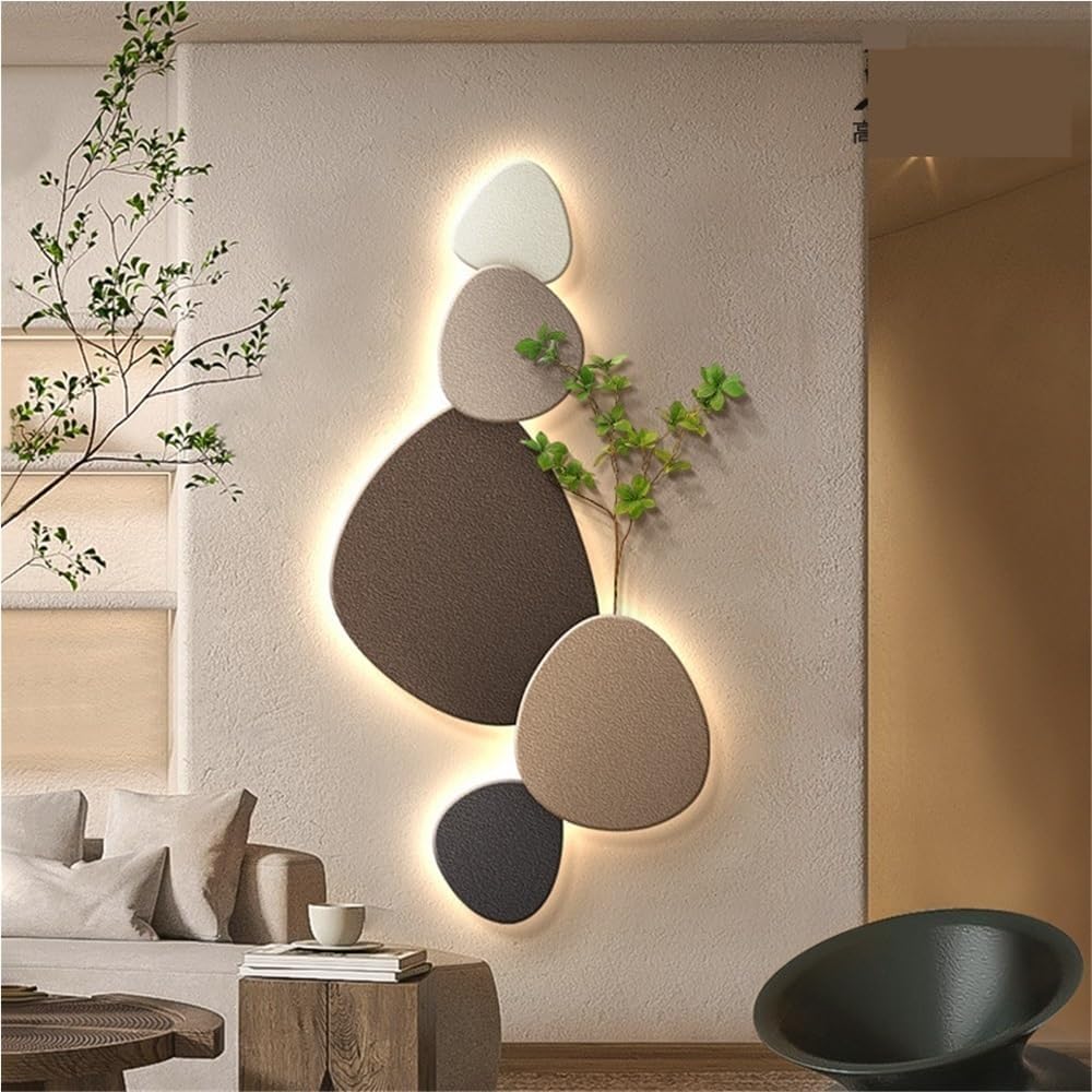 Modern Wall Lamp with Organic Design and LED Lighting for Interiors