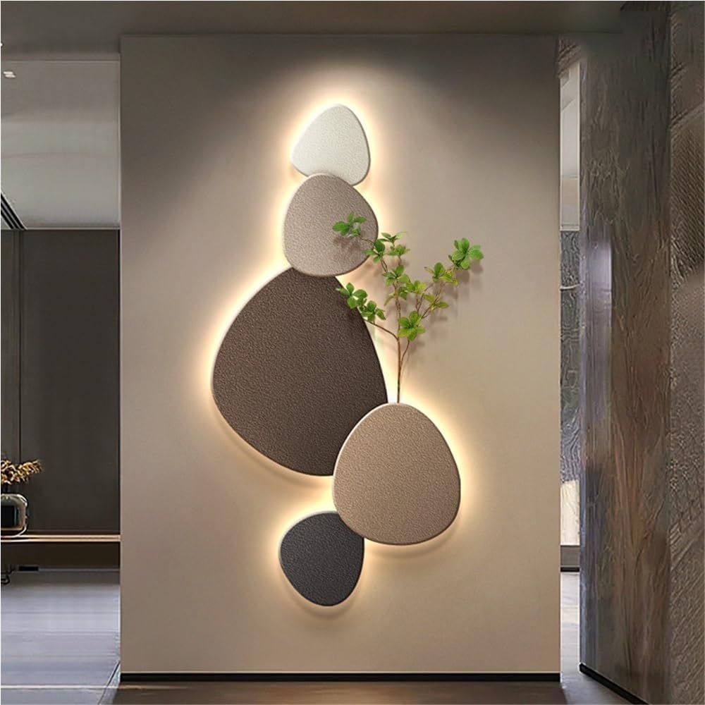 Modern Wall Lamp with Organic Design and LED Lighting for Interiors