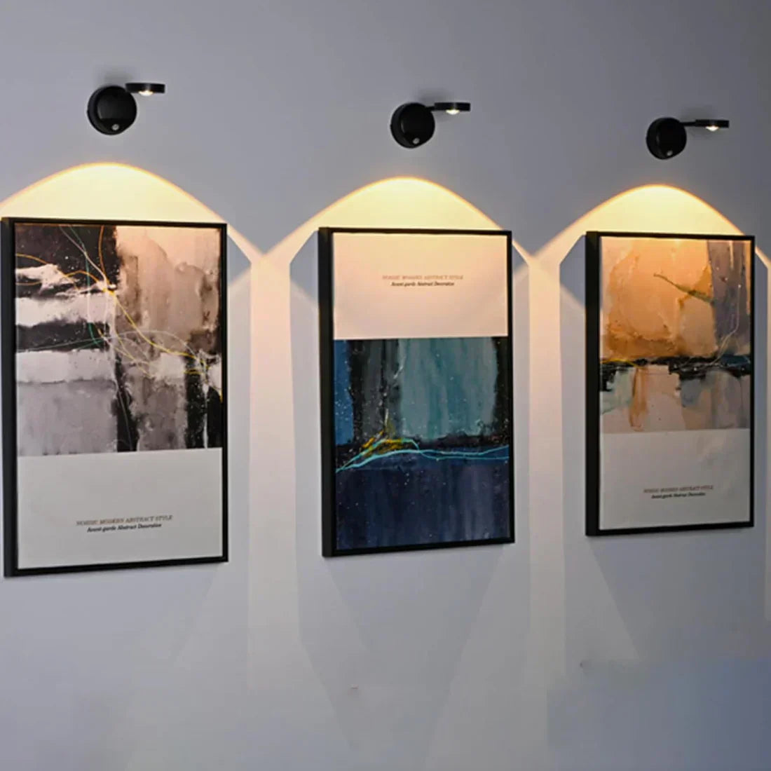 Wireless Wall Lamp with Motion Sensor for Rechargeable and Dimmable