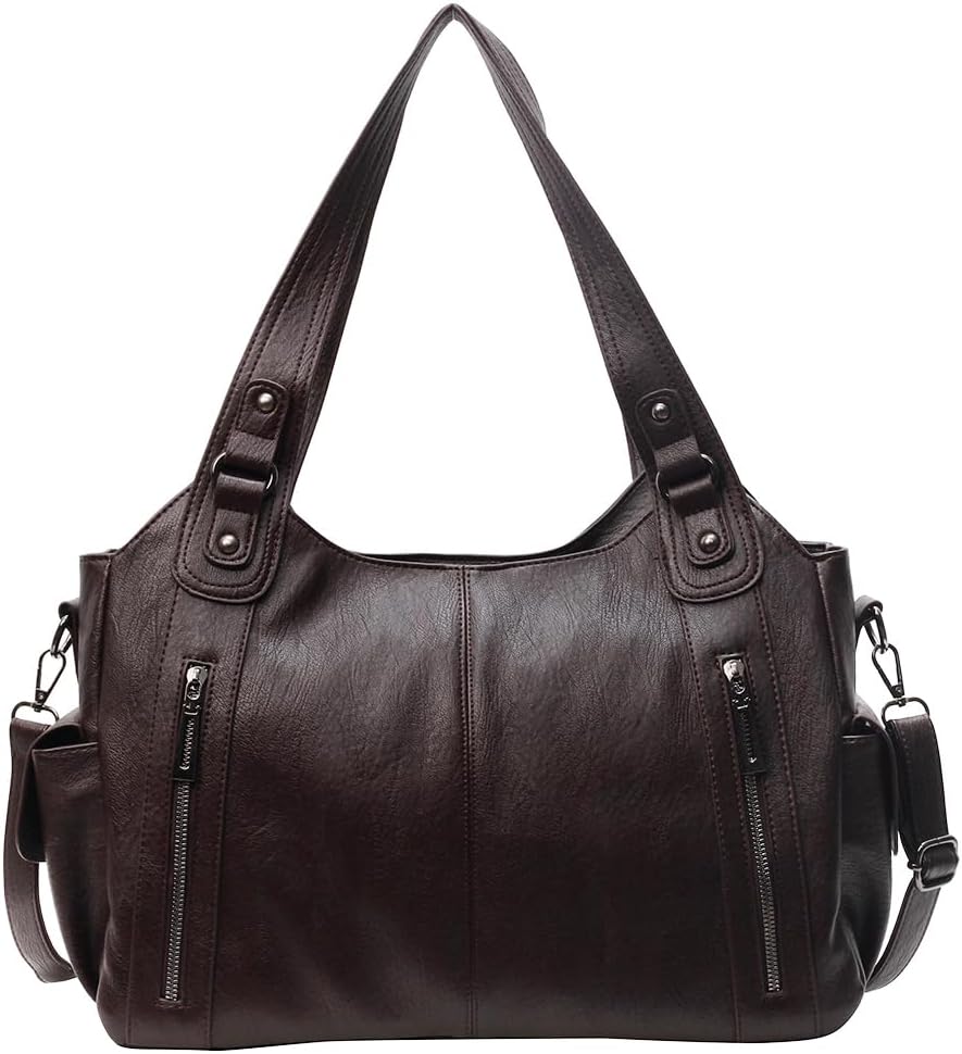 vegan leather slouchy