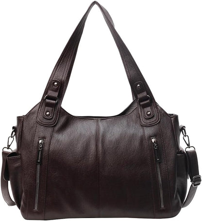 vegan leather slouchy