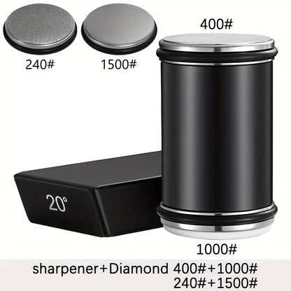 Magnetic Knife Sharpener with Diamond Coating for Kitchen Knives