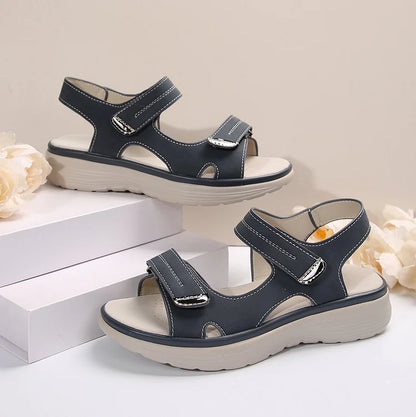Sandals with Ladies' Orthopaedic Adjustable Straps and Comfortable Sole