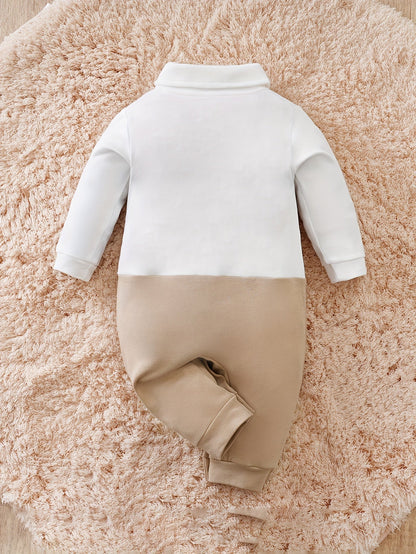 Oliver Gentleman Romper for Chic Baby Romper with Bow Tie