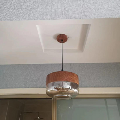 Pendant Light Arven Scandinavian Wooden with Timeless Nordic Design with Warm Glow