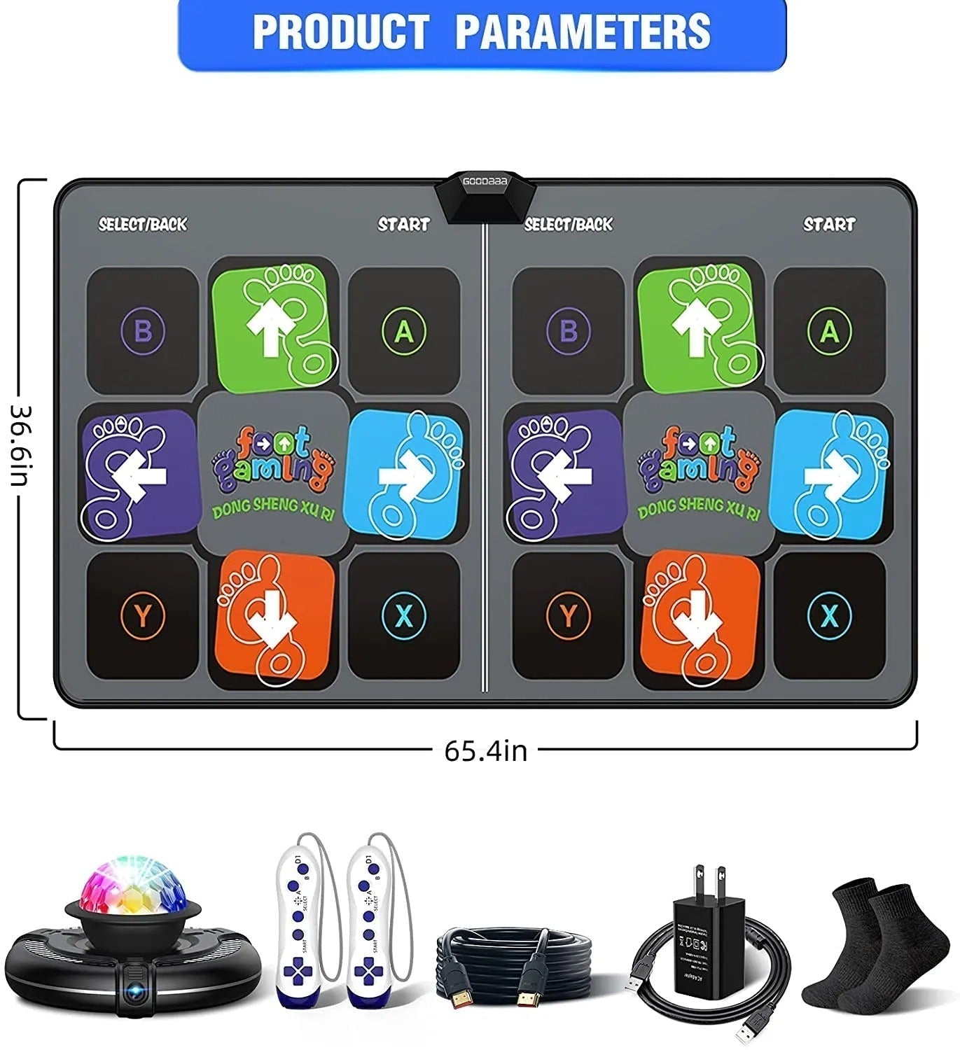 Mat Dancemaster Interactive Dance for Fitness & Fun for the Whole Family