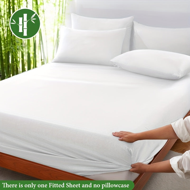 Bamboo Fiber Fitted Sheet for Breathable Comfort