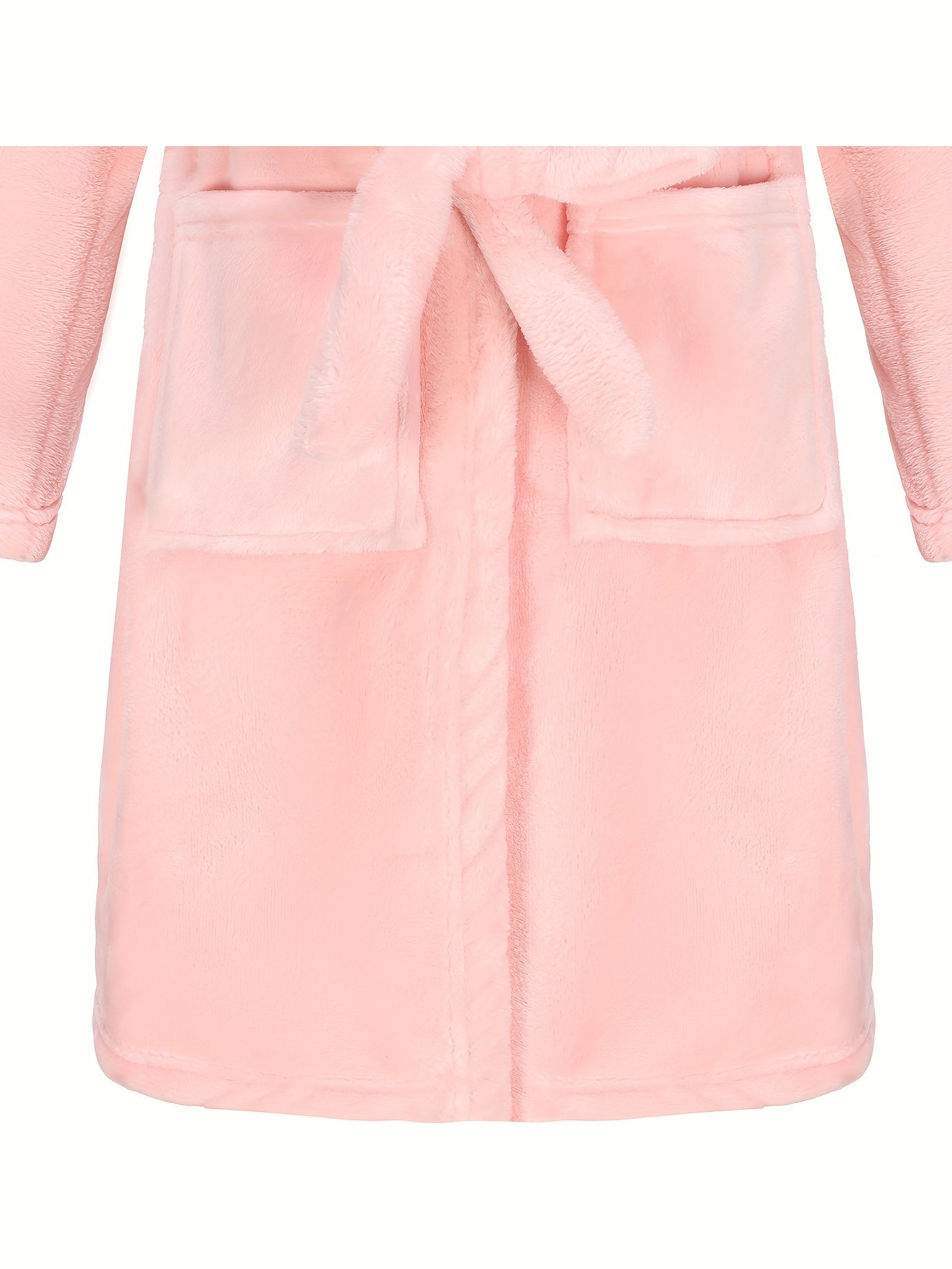 Children's Bathrobe with Hood for Soft Fleece Bathrobe for Girls with Comfortable Fit