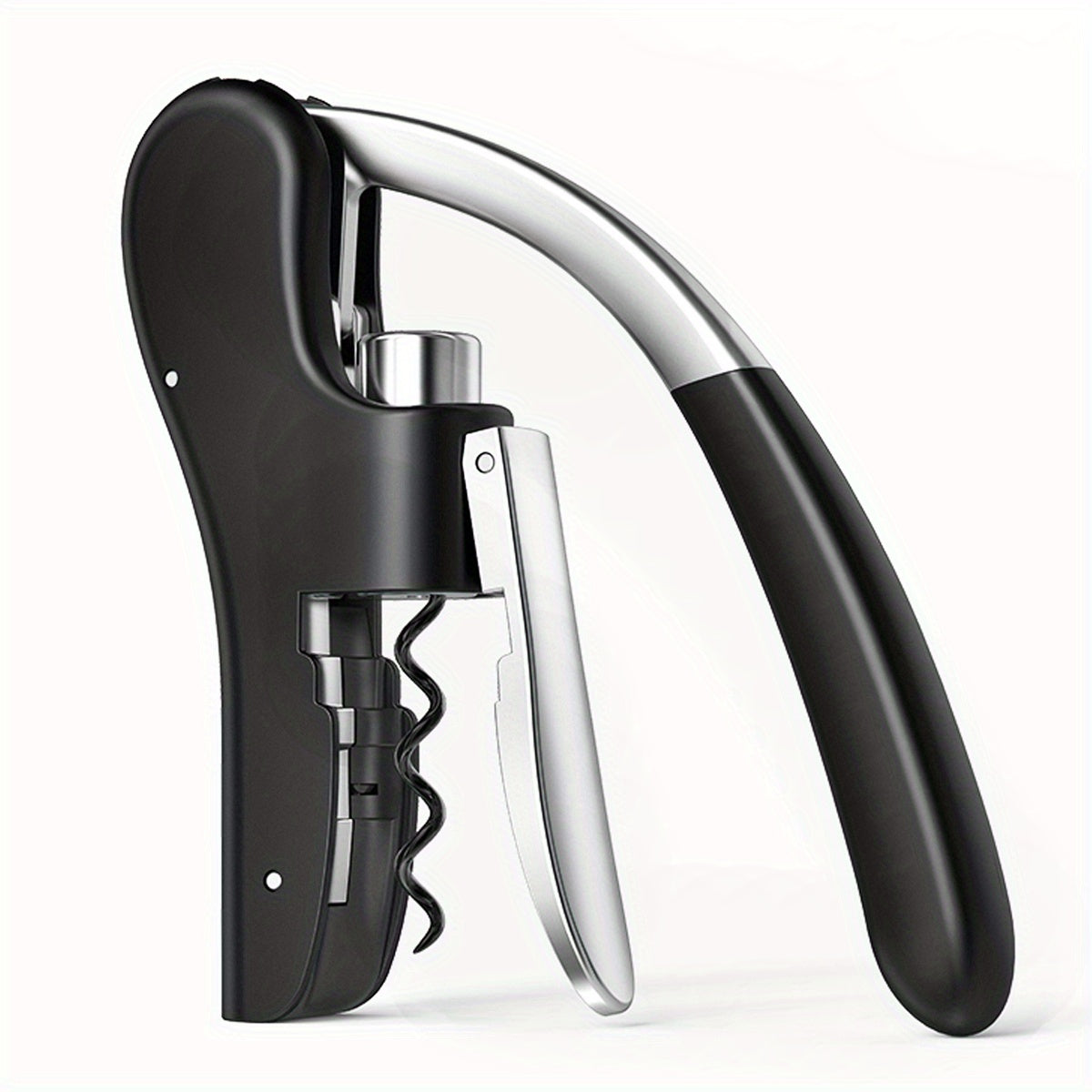 Ergonomic Corkscrew for Quickly and Safely Open Wine Bottles for Home and Hospitality