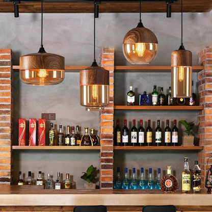 Pendant Light Arven Scandinavian Wooden with Timeless Nordic Design with Warm Glow