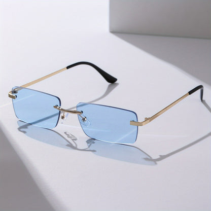 Stylish Frameless Sunglasses for Trendy and Comfortable for Men
