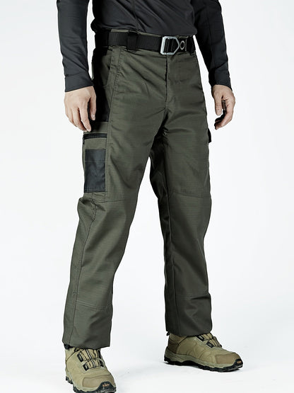 Men's Cargo Work Trousers with Multiple Pockets for Durable and Suitable for Outdoor Use