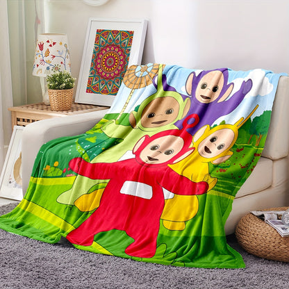 Blanket Teletubbies for Children, Soft and Versatile