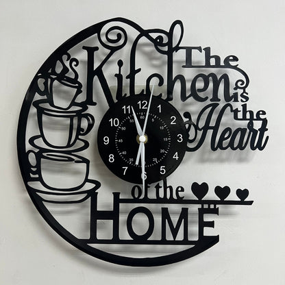 Clock Charming Kitchen Wall for a Cozy Atmosphere