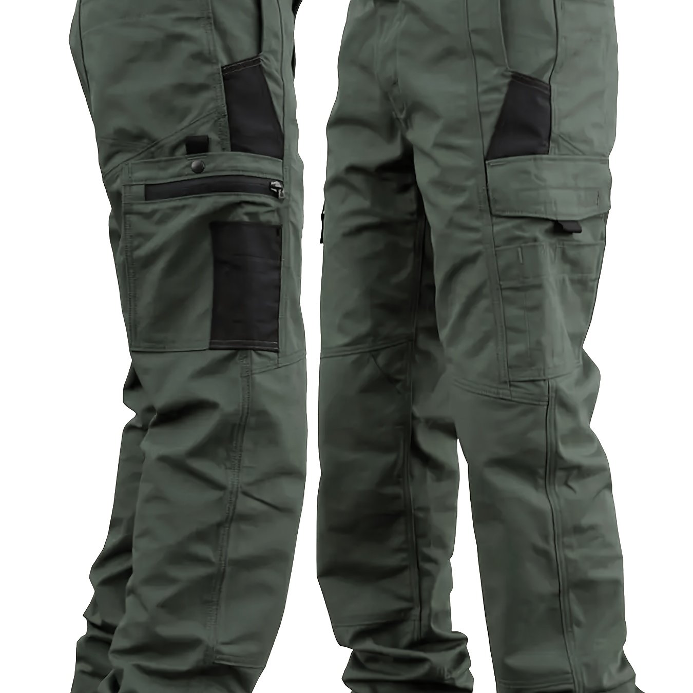 Men's Cargo Work Trousers with Multiple Pockets for Durable and Suitable for Outdoor Use