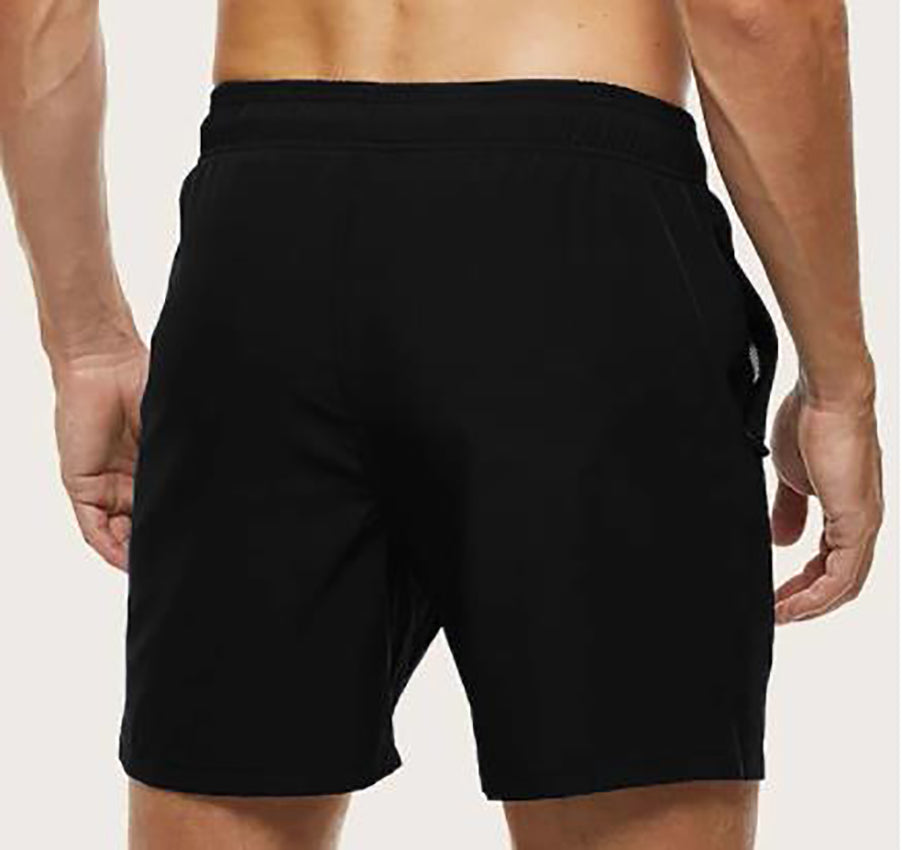 Men's Swim Shorts in Quick-Drying Fabric with Elastic Waistband