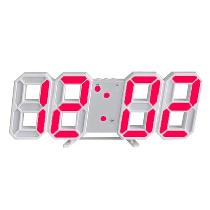 Clock Futuristic LED Wall with Minimalist Design with Smart Time Display
