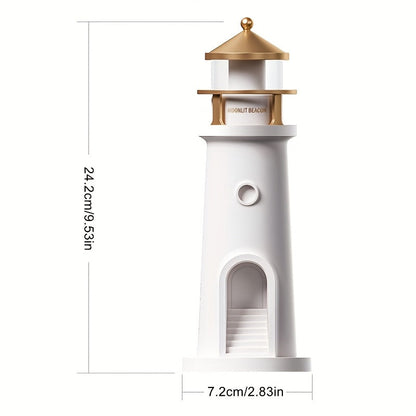 Table Lamp with Decorative Lighthouse Adjustable Light for Interiors