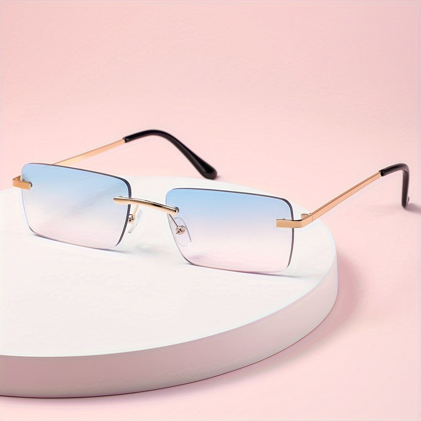 Stylish Frameless Sunglasses for Trendy and Comfortable for Men