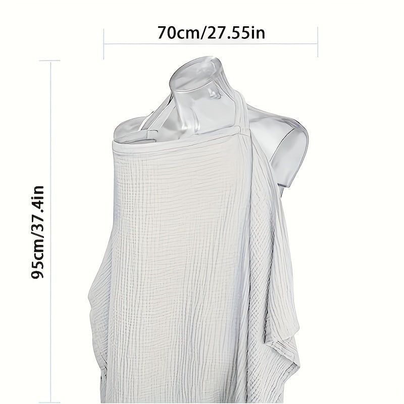 Blanket with Breathable Nursing Rigid Hoops for Multifunctional Mother Apron