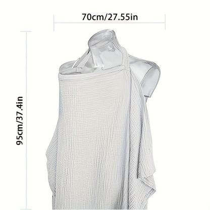 Blanket with Breathable Nursing Rigid Hoops for Multifunctional Mother Apron