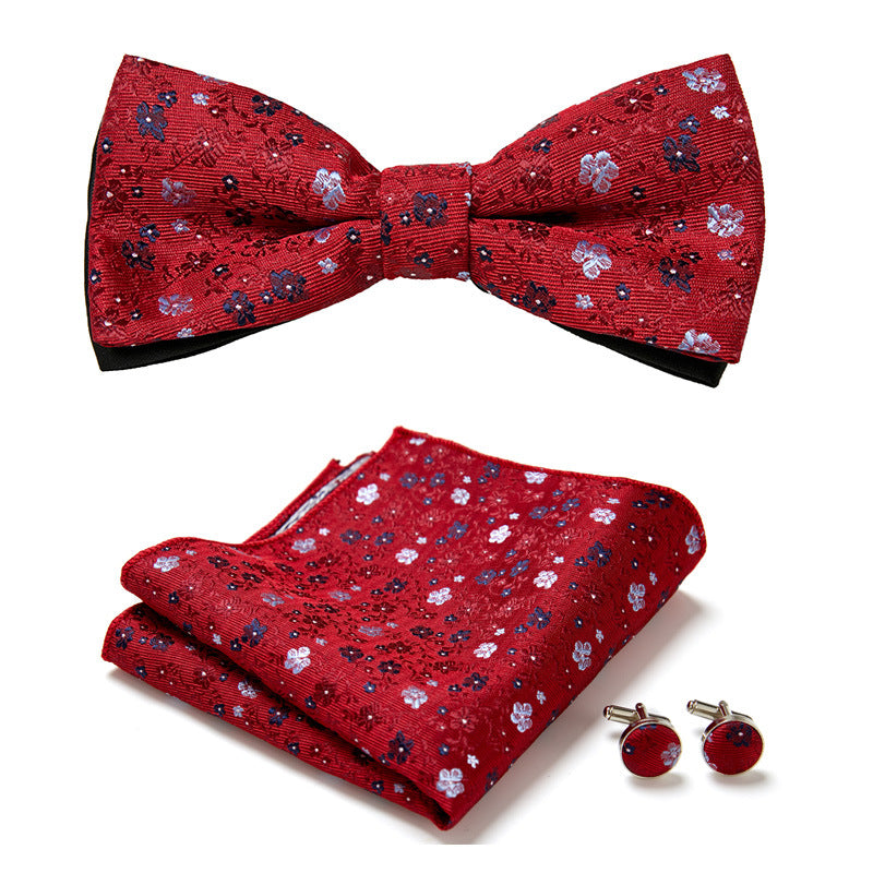 Set with Elegant Bow Tie Design for Handcrafted with Matching Accessories