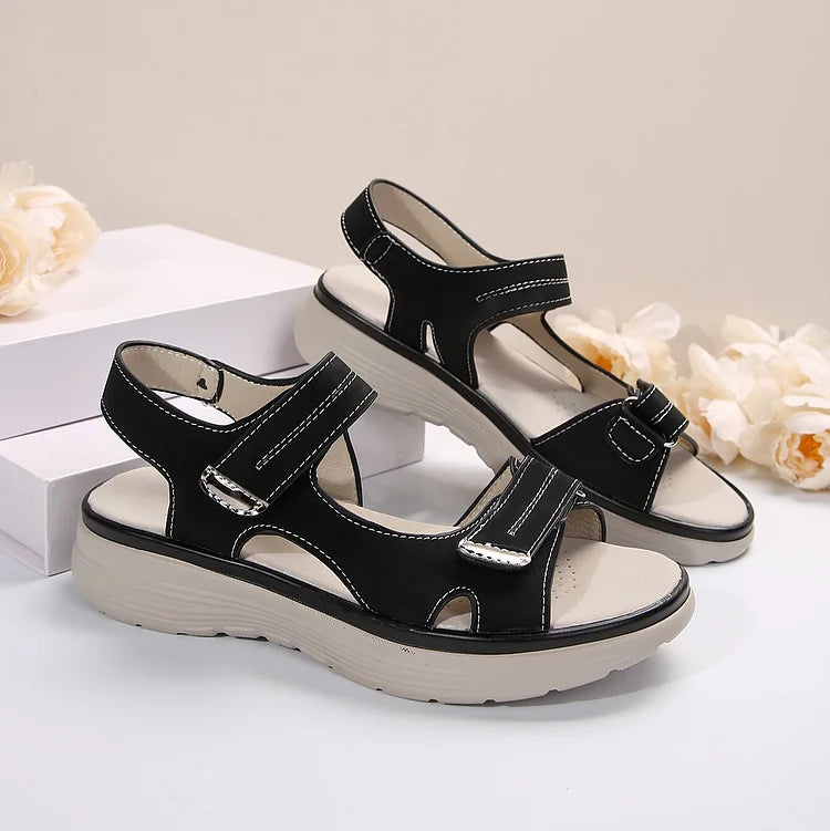 Sandals with Ladies' Orthopaedic Adjustable Straps and Comfortable Sole