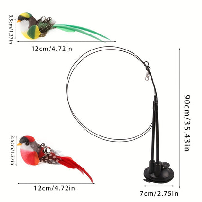 Interactive Cat Toy with Suction Cup for Ultimate Play Fun for Your Cat